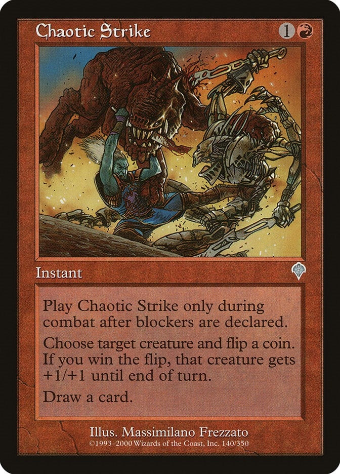 Image for Chaotic Strike (140) [Invasion] - Magic: The Gathering