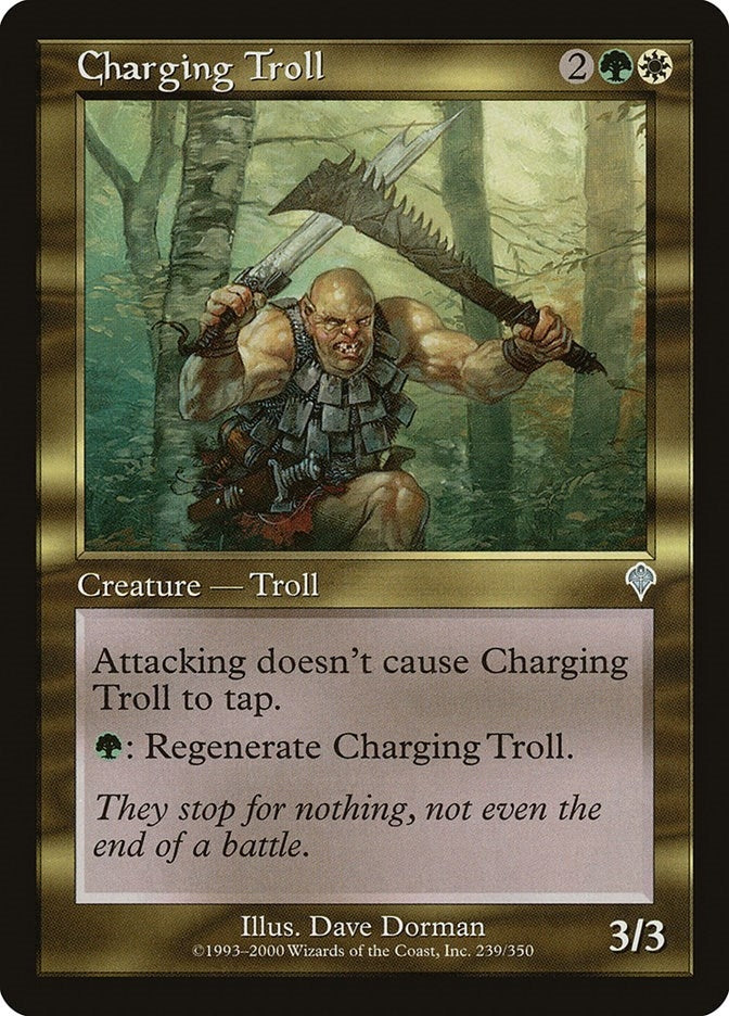 Image for Charging Troll (239) [Invasion] - Magic: The Gathering
