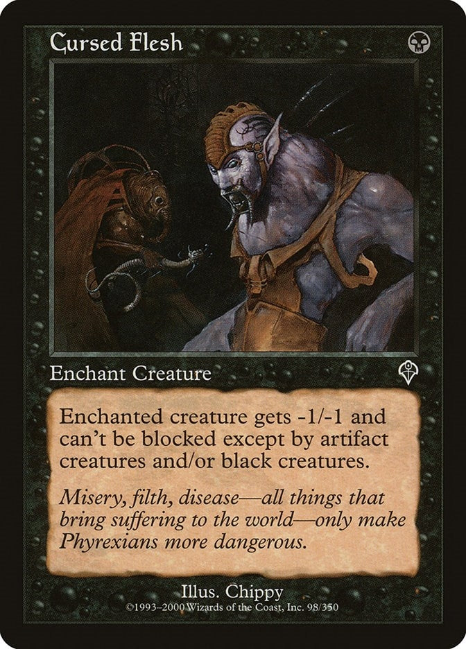 Image for Cursed Flesh (98) [Invasion] - Magic: The Gathering