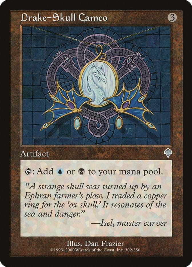 Image for Drake-Skull Cameo (302) [Invasion] - Magic: The Gathering
