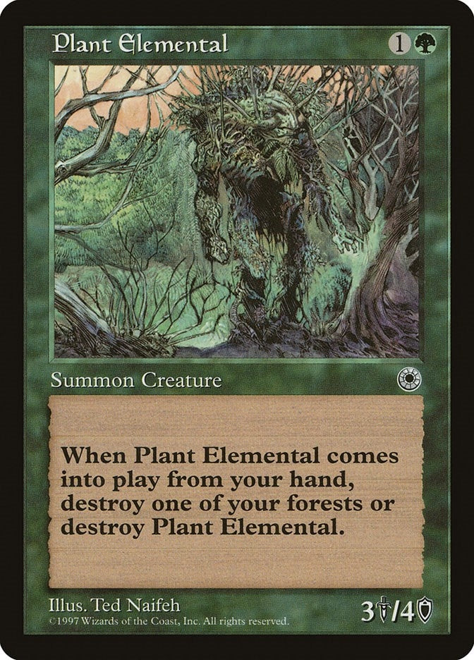 Image for Plant Elemental [Portal] - Magic: The Gathering