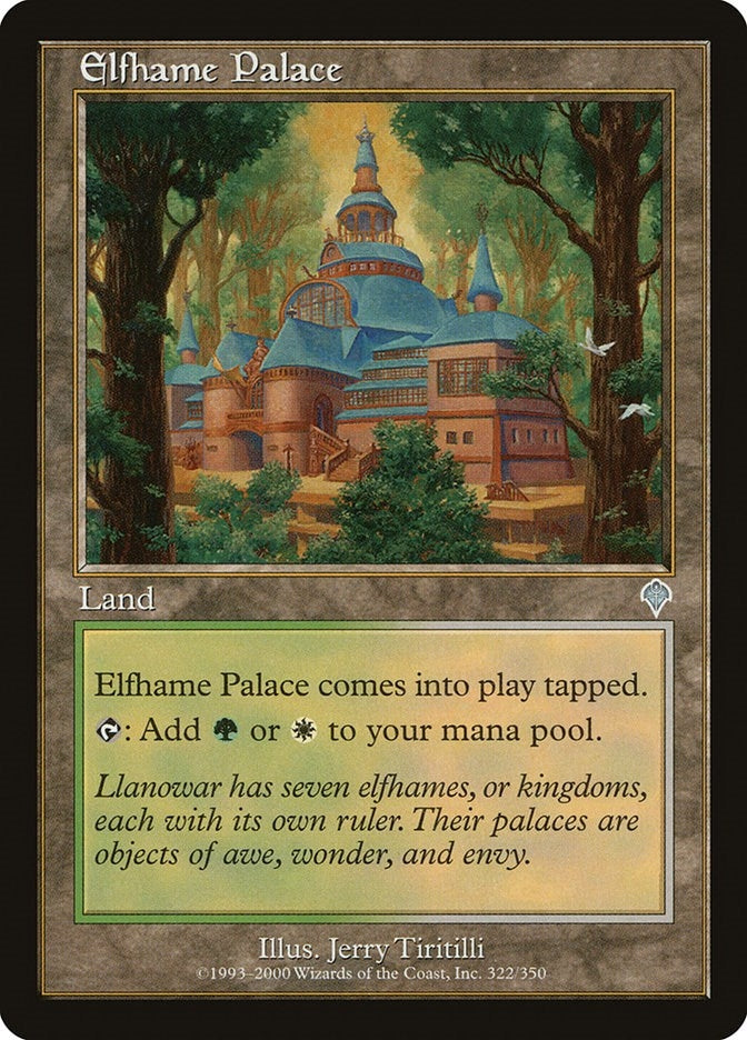Image for Elfhame Palace (322) [Invasion] - Magic: The Gathering