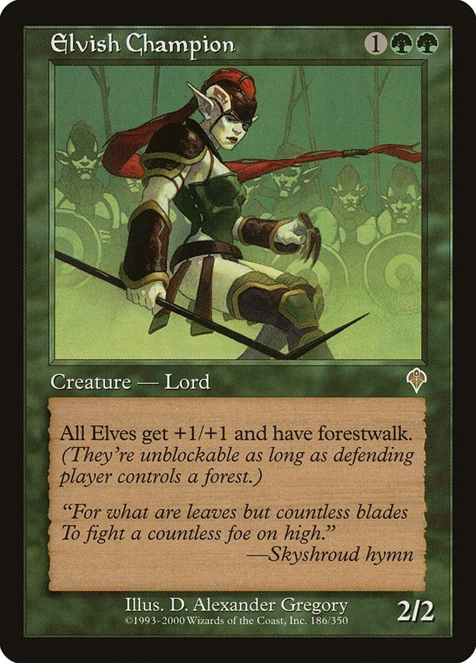 Image for Elvish Champion (186) [Invasion] - Magic: The Gathering