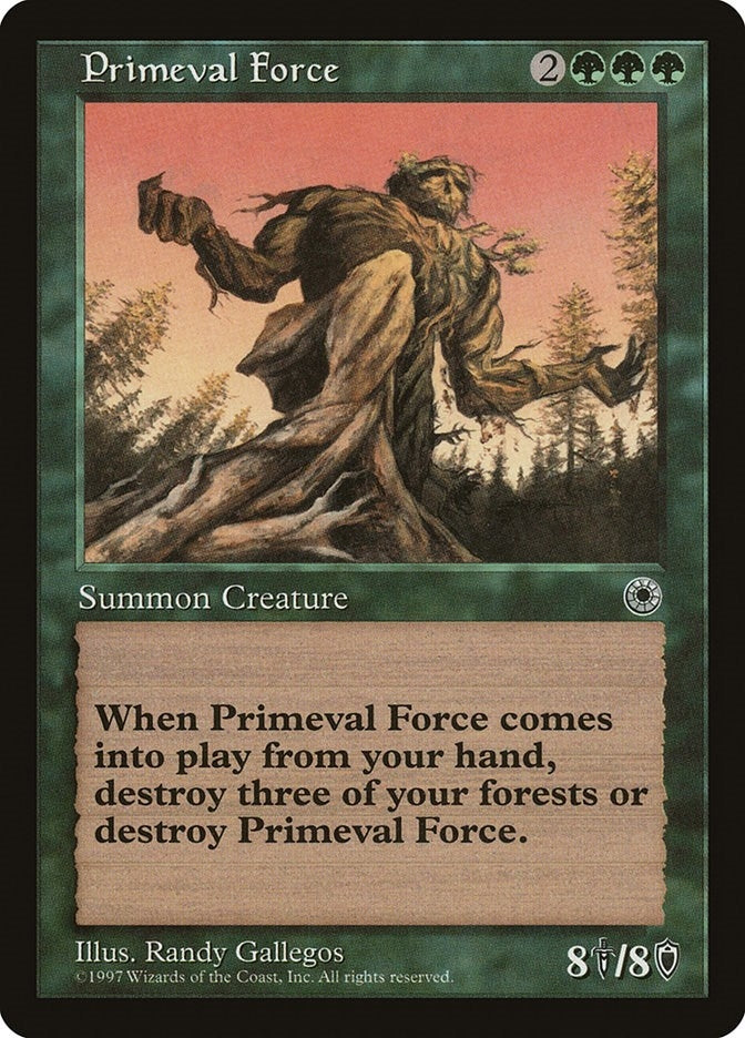 Image for Primeval Force [Portal] - Magic: The Gathering