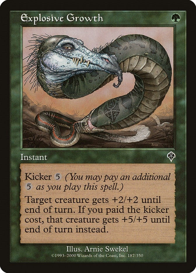 Image for Explosive Growth (187) [Invasion] - Magic: The Gathering