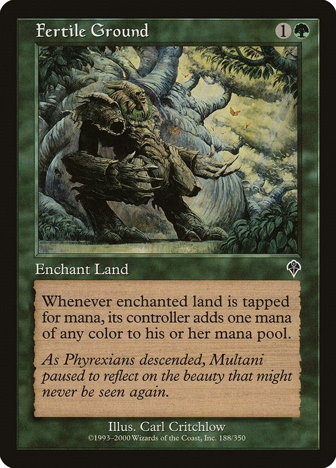Image for Fertile Ground (188) [Invasion] - Magic: The Gathering