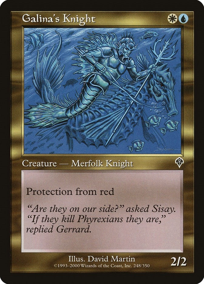 Image for Galina's Knight (248) [Invasion] - Magic: The Gathering