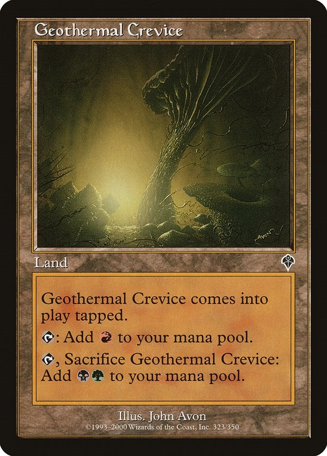 Image for Geothermal Crevice (323) [Invasion] - Magic: The Gathering