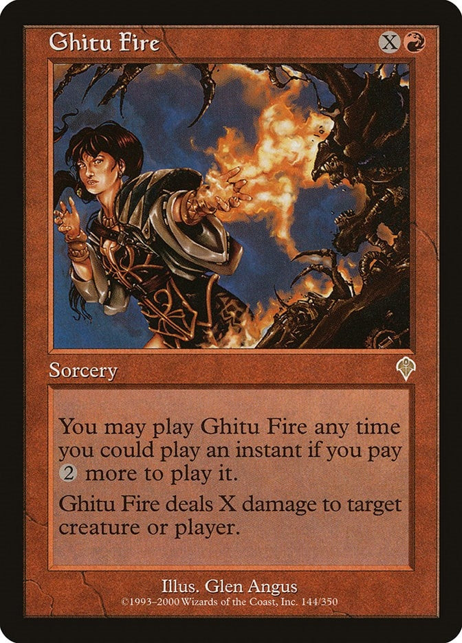 Image for Ghitu Fire (144) [Invasion] - Magic: The Gathering