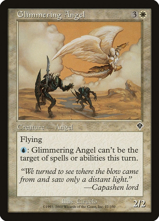 Image for Glimmering Angel (17) [Invasion] - Magic: The Gathering