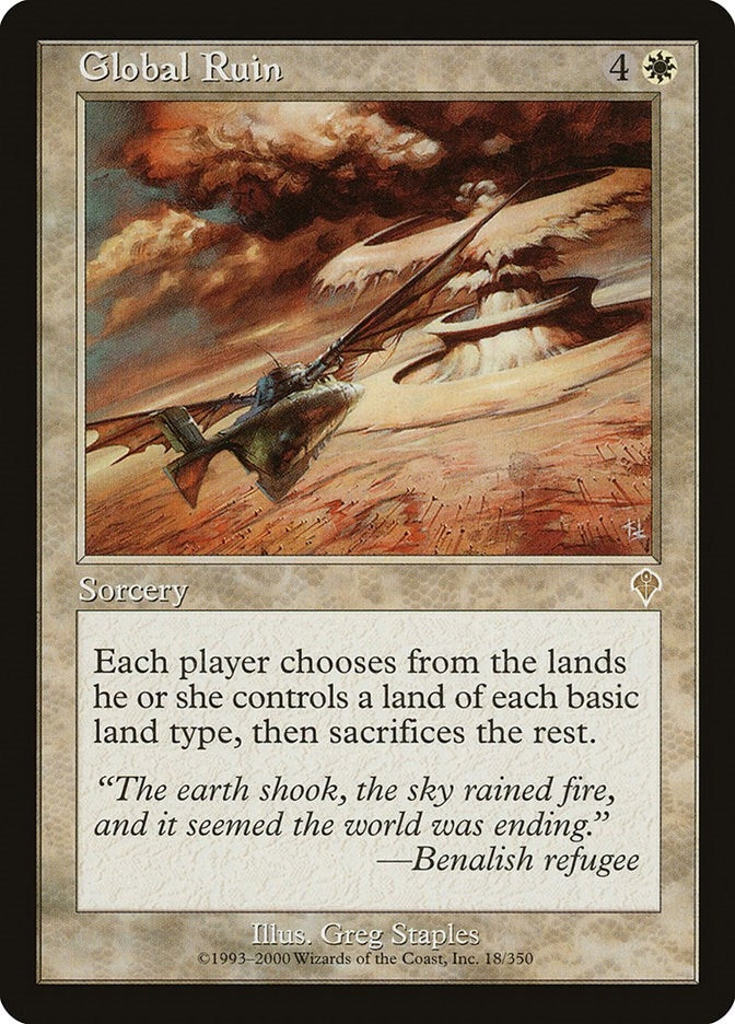 Image for Global Ruin (18) [Invasion] - Magic: The Gathering