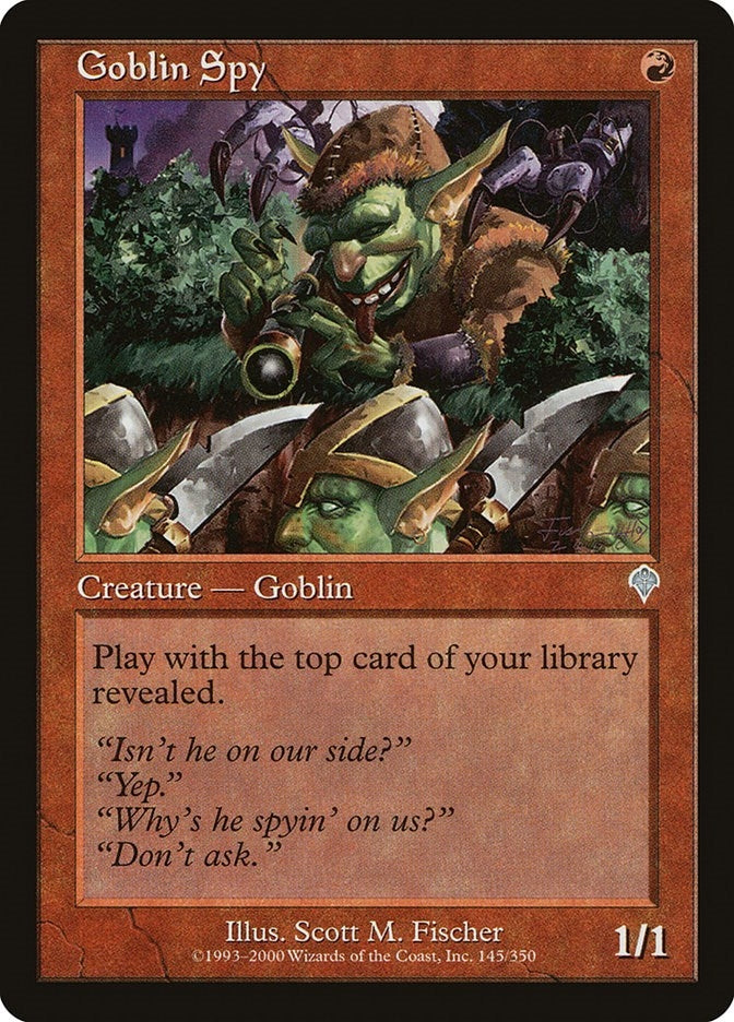 Image for Goblin Spy (145) [Invasion] - Magic: The Gathering