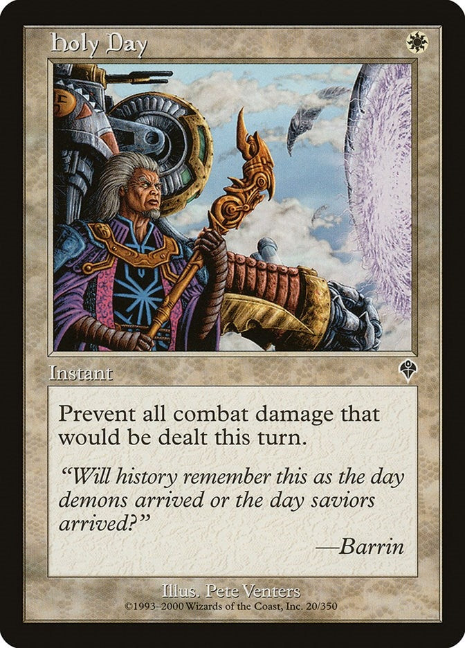 Image for Holy Day (20) [Invasion] - Magic: The Gathering