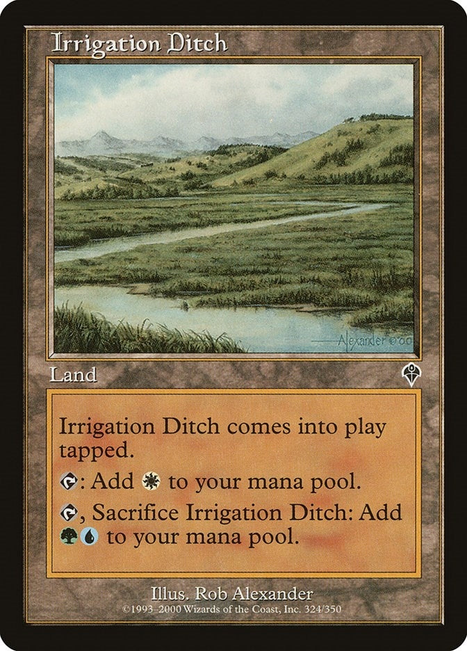 Image for Irrigation Ditch (324) [Invasion] - Magic: The Gathering