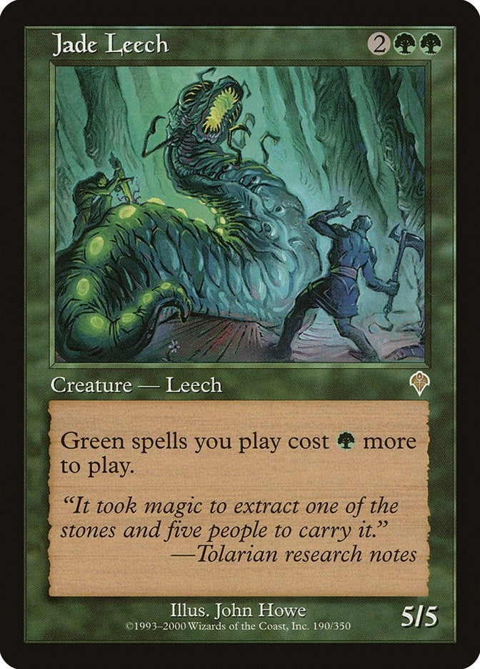 Image for Jade Leech (190) [Invasion] - Magic: The Gathering