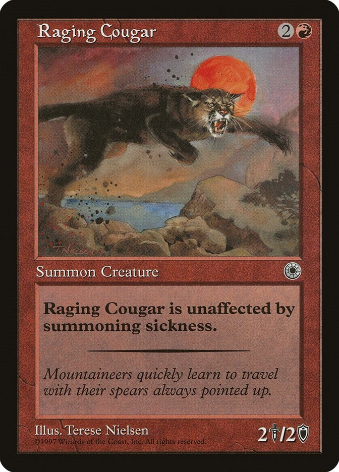 Image for Raging Cougar [Portal] - Magic: The Gathering