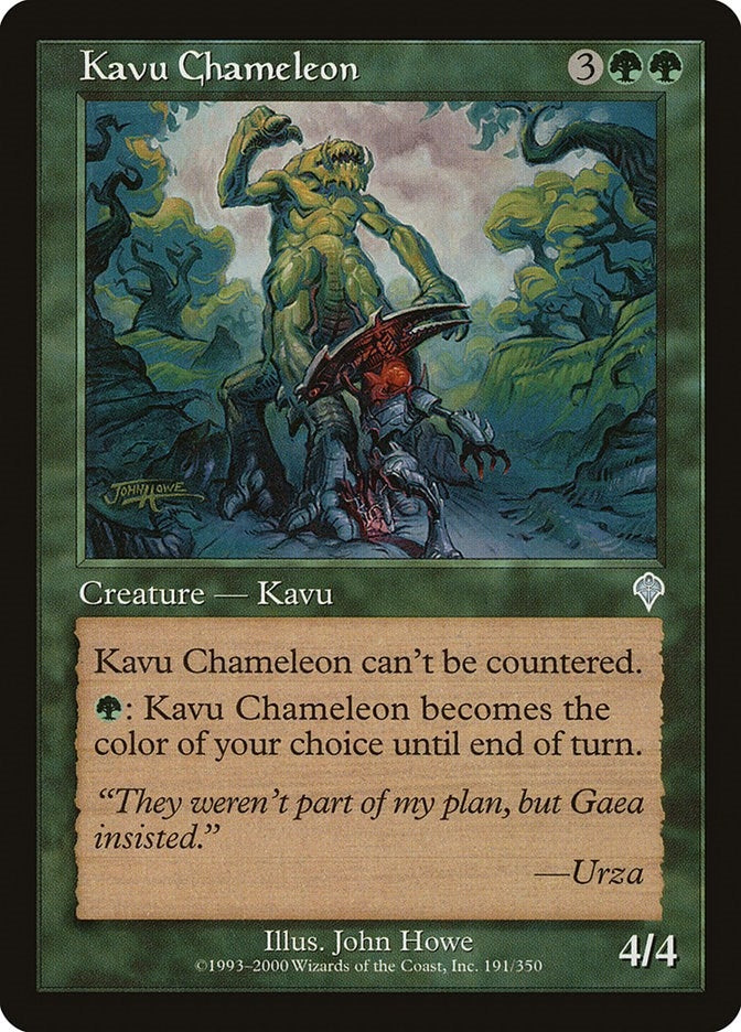 Image for Kavu Chameleon (191) [Invasion] - Magic: The Gathering
