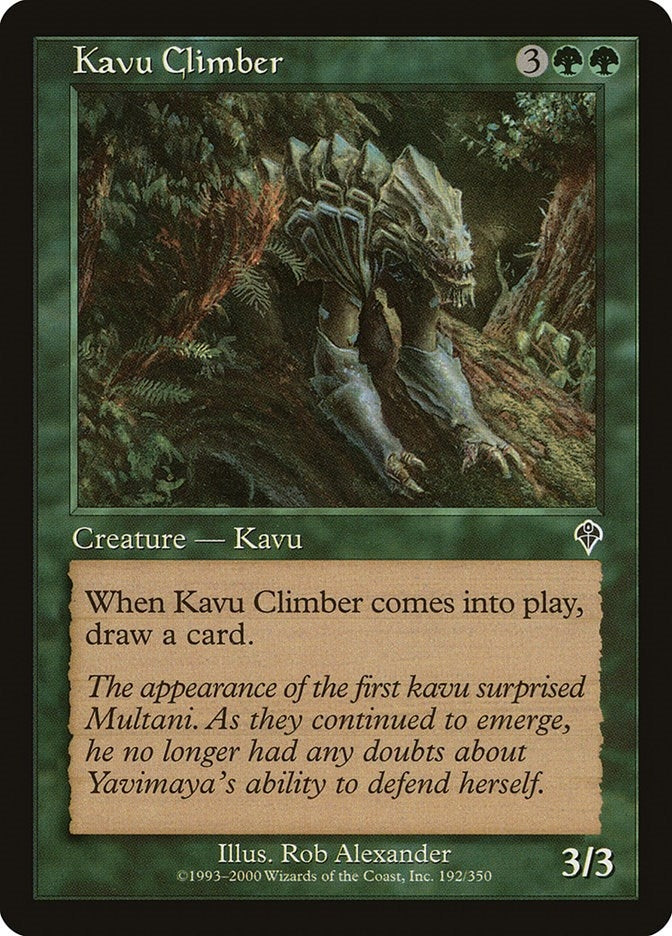 Image for Kavu Climber (192) [Invasion] - Magic: The Gathering