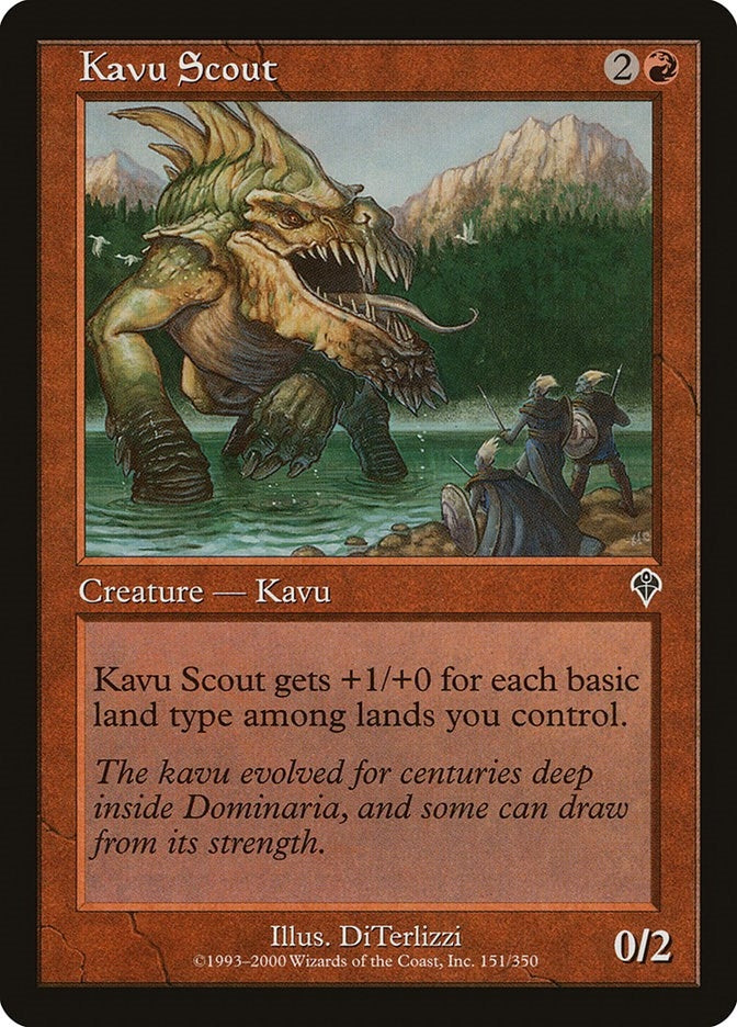Image for Kavu Scout (151) [Invasion] - Magic: The Gathering