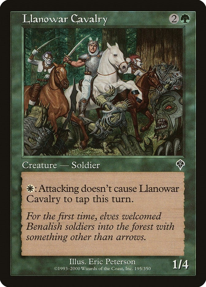 Image for Llanowar Cavalry (195) [Invasion] - Magic: The Gathering