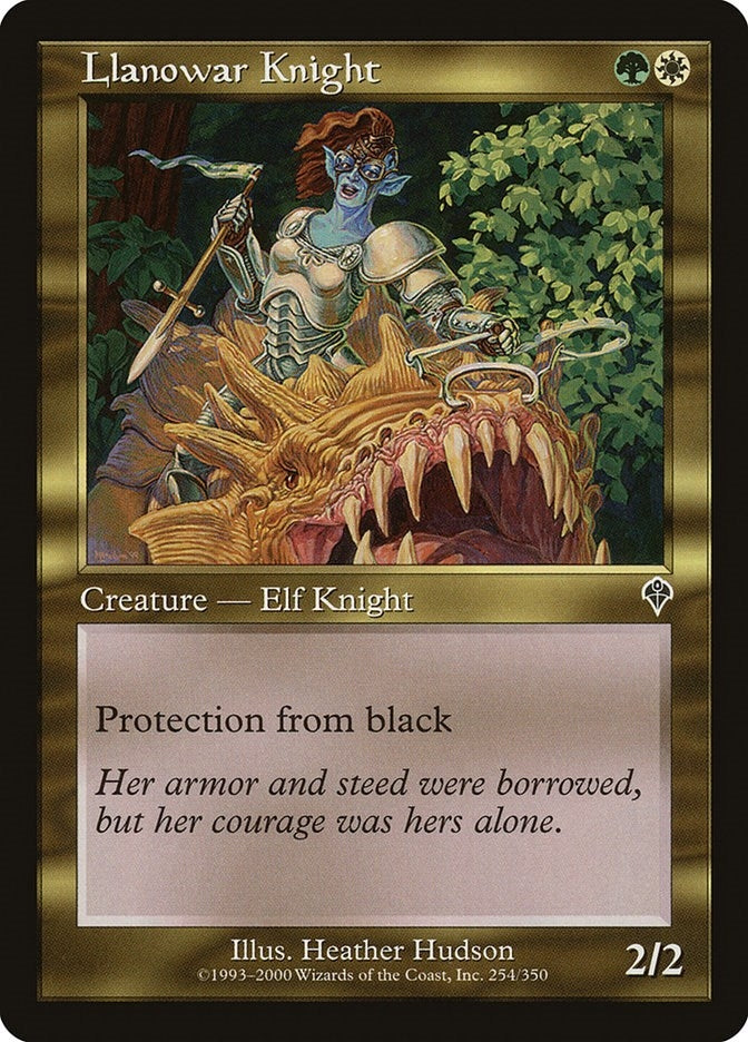 Image for Llanowar Knight (254) [Invasion] - Magic: The Gathering