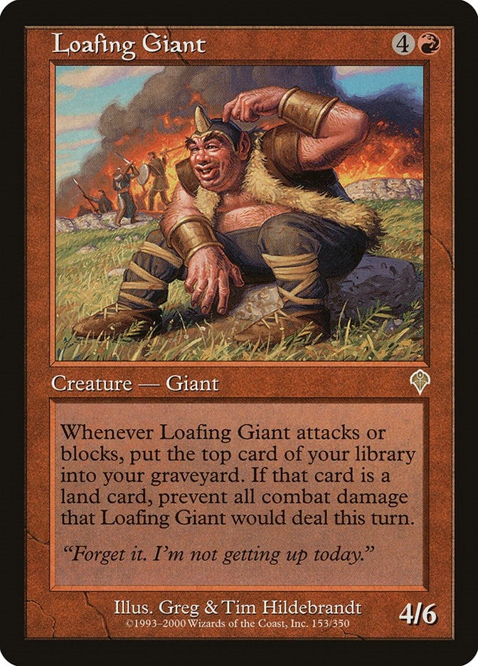Image for Loafing Giant (153) [Invasion] - Magic: The Gathering