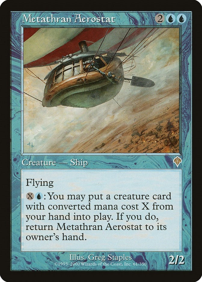 Image for Metathran Aerostat (61) [Invasion] - Magic: The Gathering