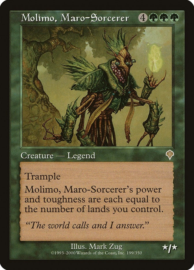 Image for Molimo, Maro-Sorcerer (199) [Invasion] - Magic: The Gathering