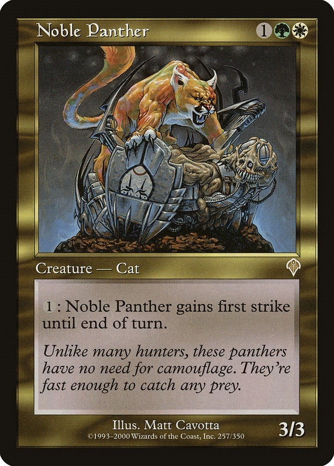 Image for Noble Panther (257) [Invasion] - Magic: The Gathering