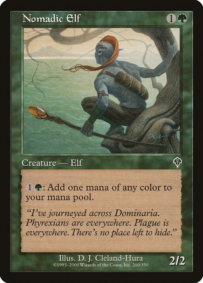 Image for Nomadic Elf (200) [Invasion] - Magic: The Gathering