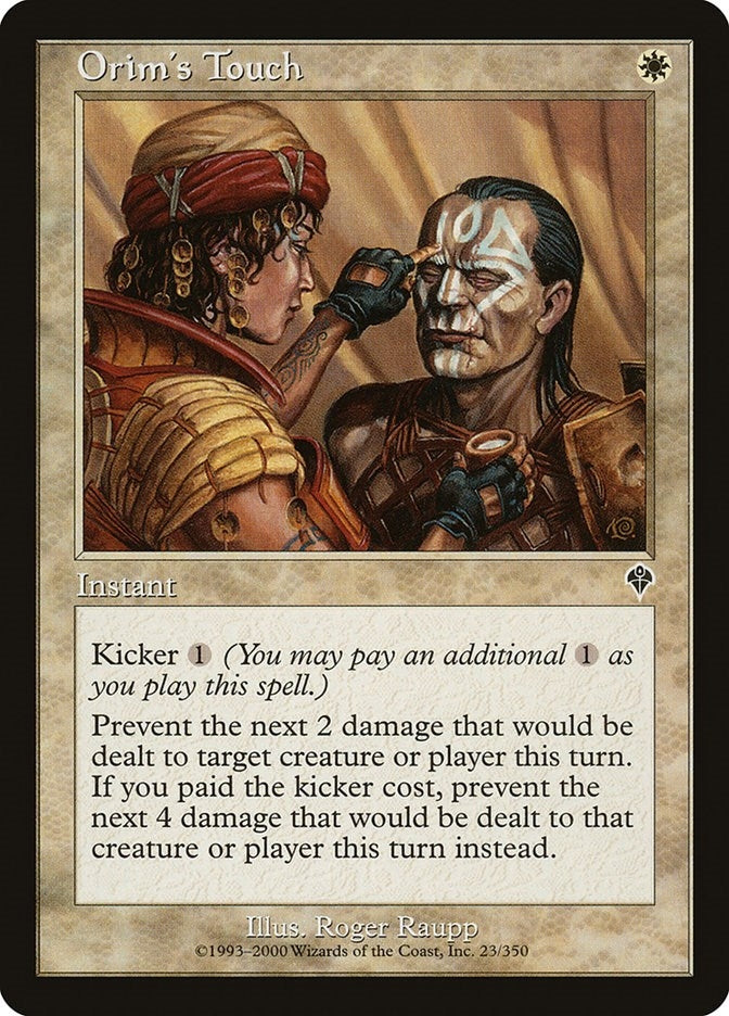 Image for Orim's Touch (23) [Invasion] - Magic: The Gathering