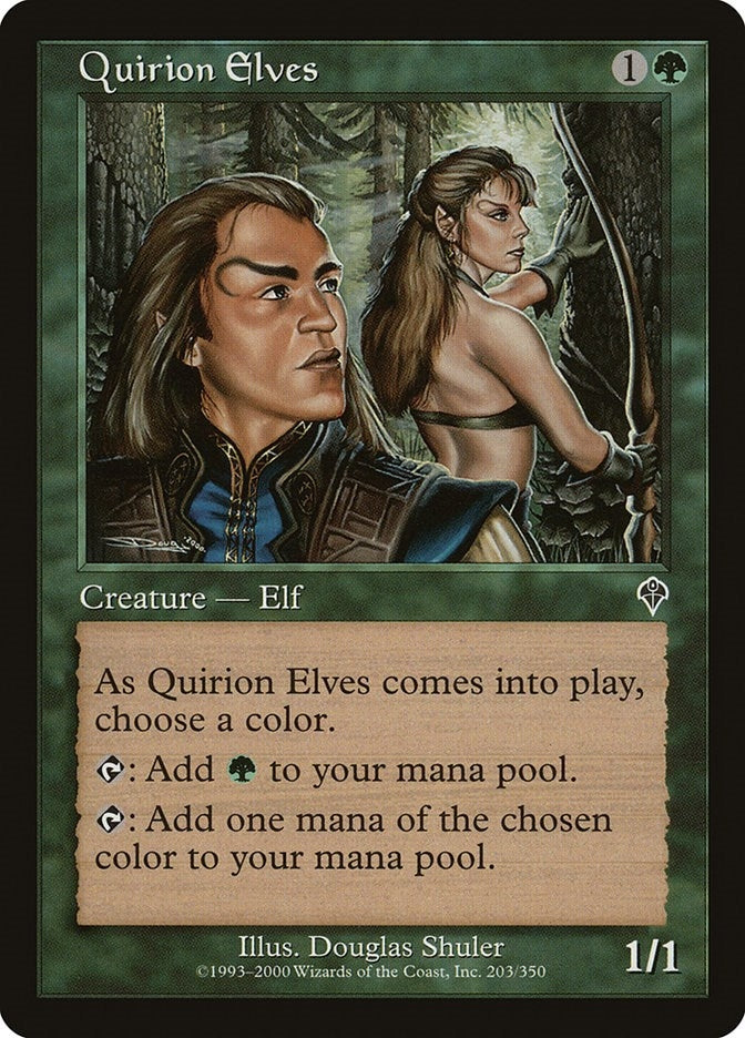 Image for Quirion Elves (203) [Invasion] - Magic: The Gathering