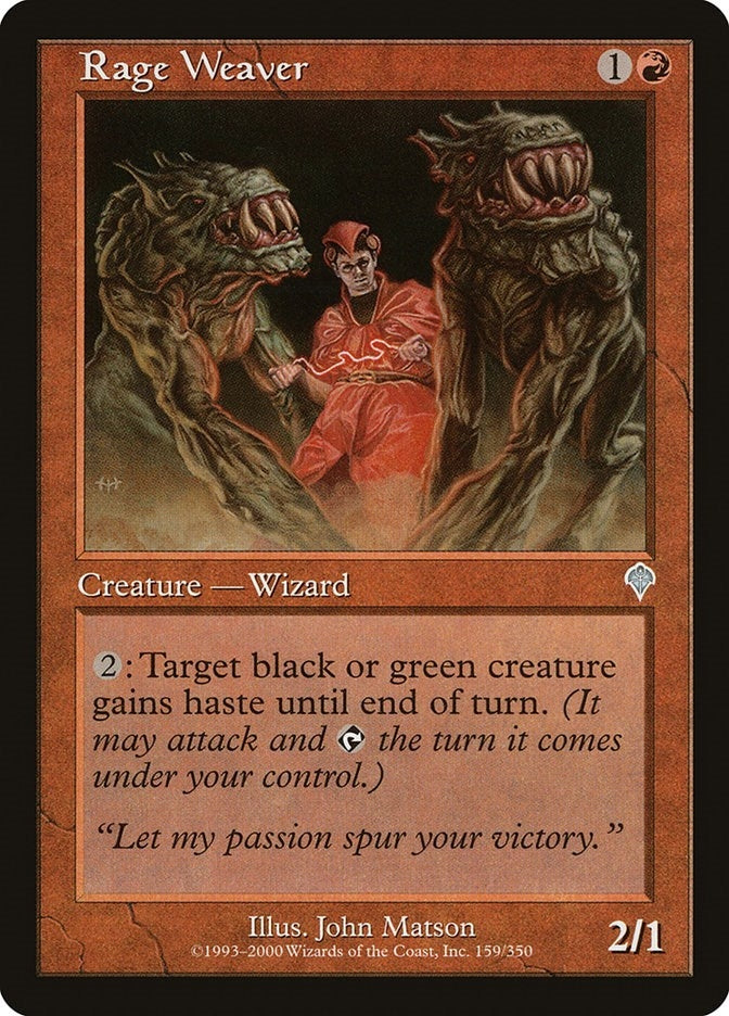 Image for Rage Weaver (159) [Invasion] - Magic: The Gathering