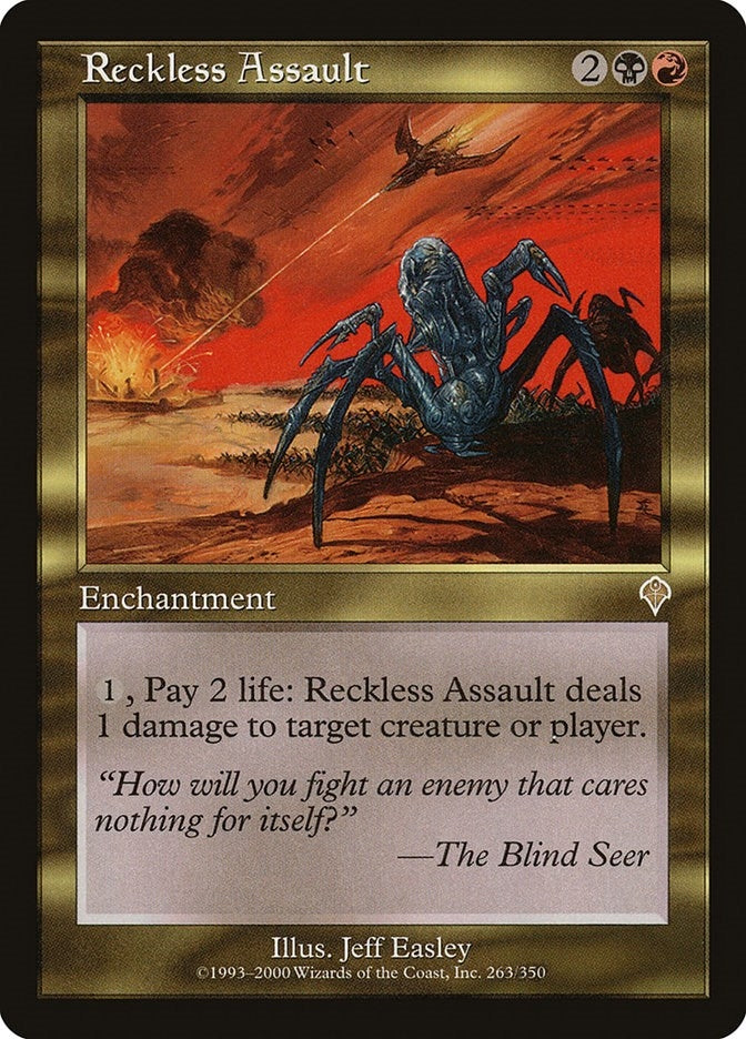 Image for Reckless Assault (263) [Invasion] - Magic: The Gathering