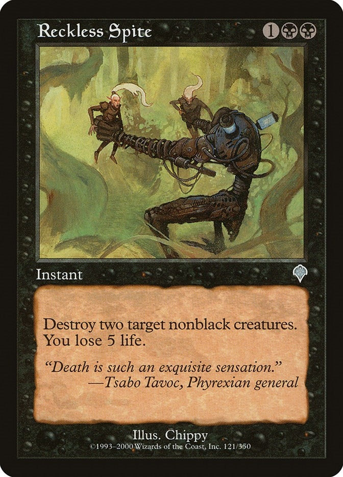 Image for Reckless Spite (121) [Invasion] - Magic: The Gathering