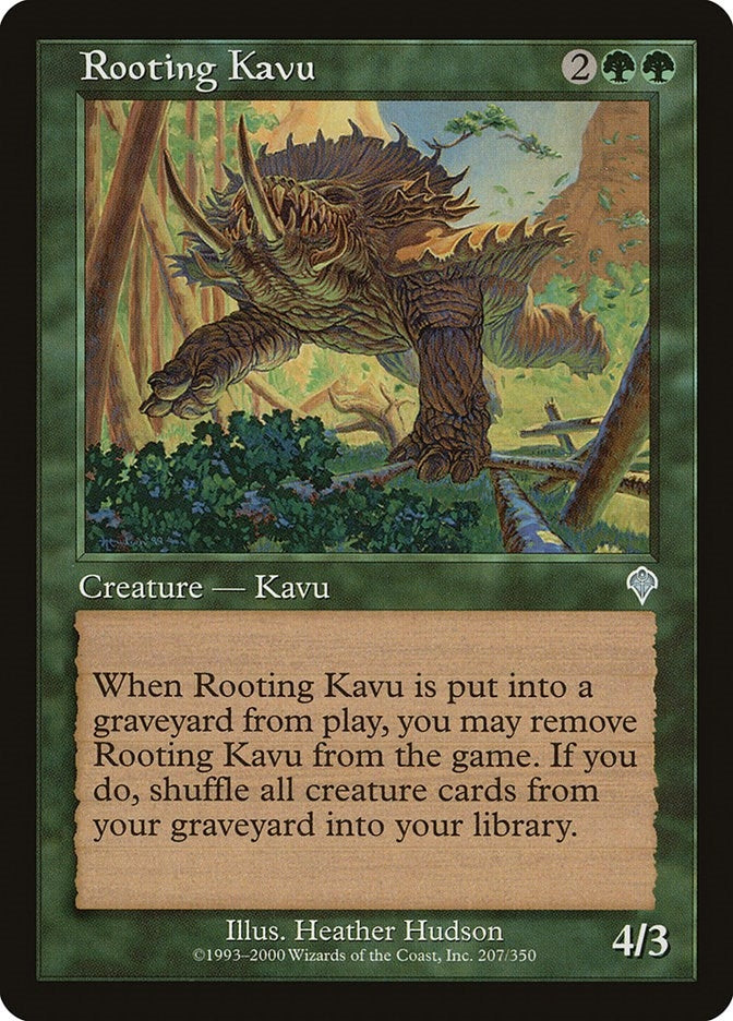 Image for Rooting Kavu (207) [Invasion] - Magic: The Gathering