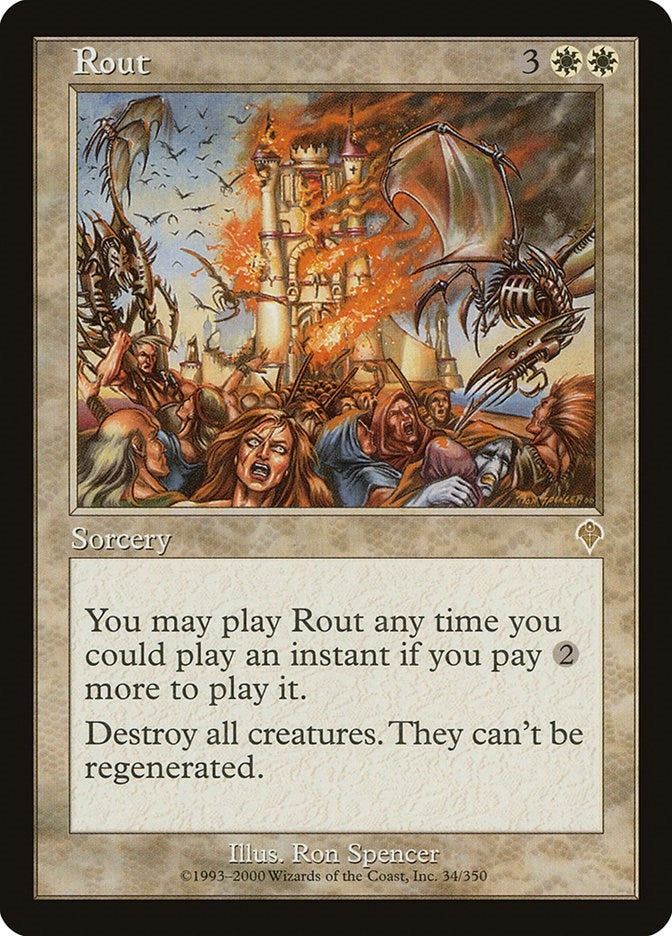 Image for Rout (34) [Invasion] - Magic: The Gathering