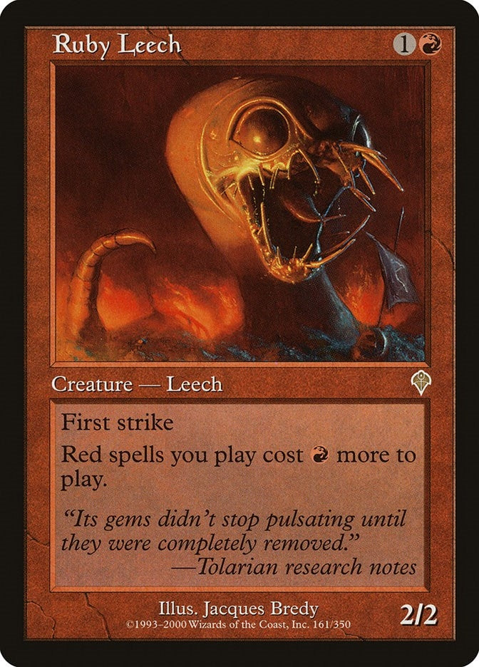 Image for Ruby Leech (161) [Invasion] - Magic: The Gathering