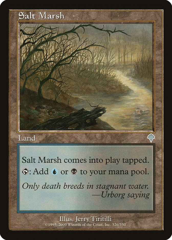 Image for Salt Marsh (326) [Invasion] - Magic: The Gathering