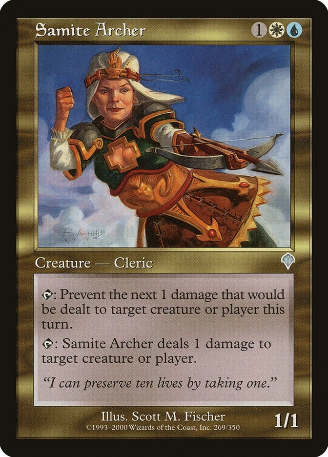 Image for Samite Archer (269) [Invasion] - Magic: The Gathering
