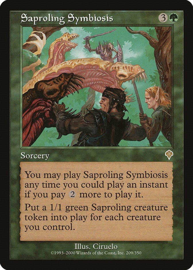 Image for Saproling Symbiosis (209) [Invasion] - Magic: The Gathering