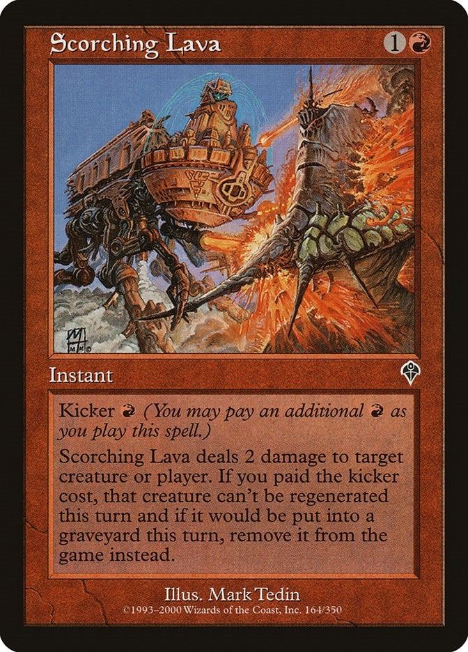 Image for Scorching Lava (164) [Invasion] - Magic: The Gathering