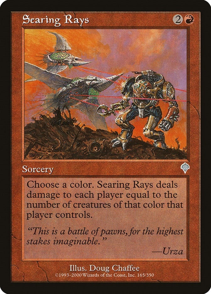 Image for Searing Rays (165) [Invasion] - Magic: The Gathering