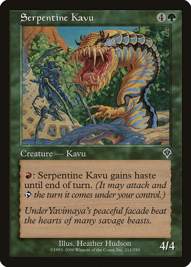 Image for Serpentine Kavu (211) [Invasion] - Magic: The Gathering