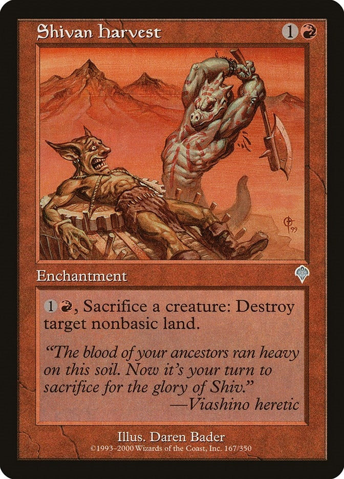 Image for Shivan Harvest (167) [Invasion] - Magic: The Gathering