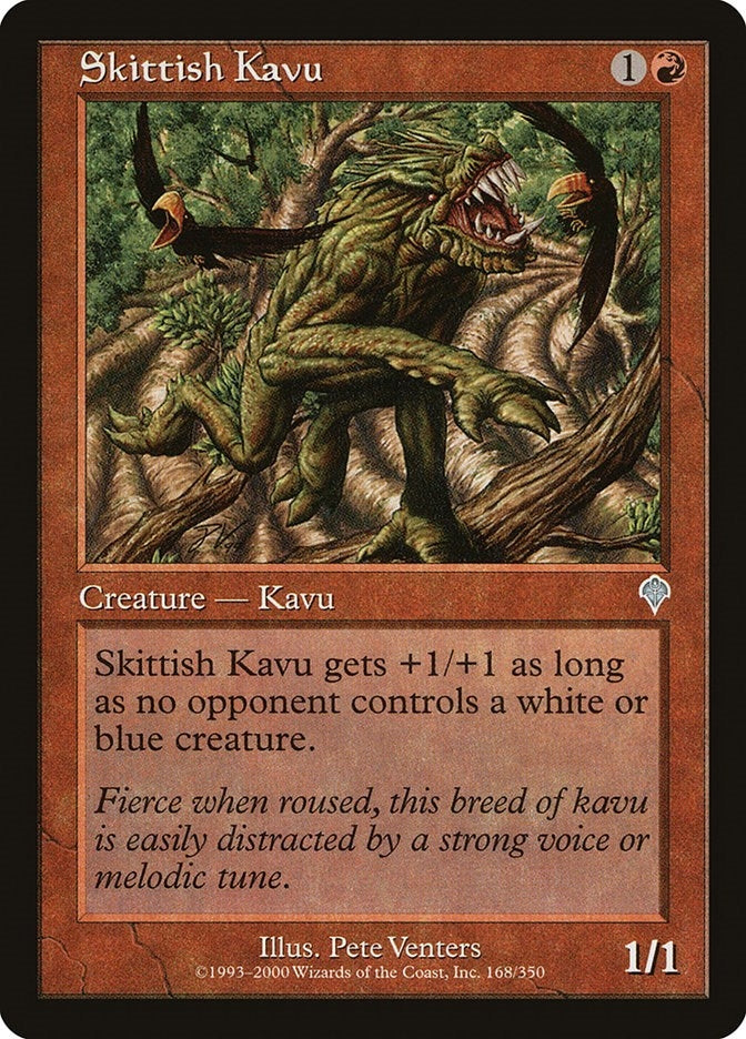 Image for Skittish Kavu (168) [Invasion] - Magic: The Gathering