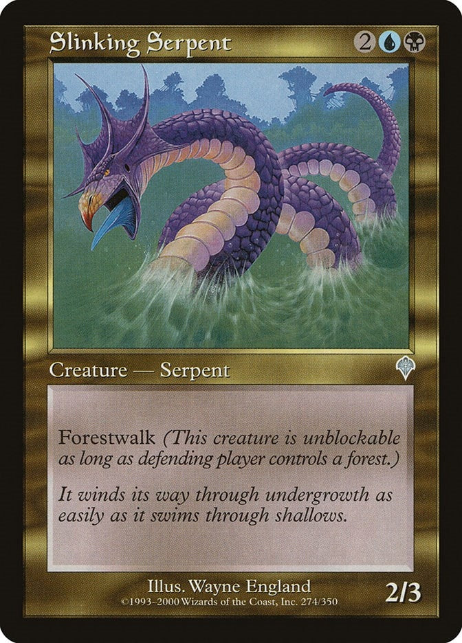Image for Slinking Serpent (274) [Invasion] - Magic: The Gathering