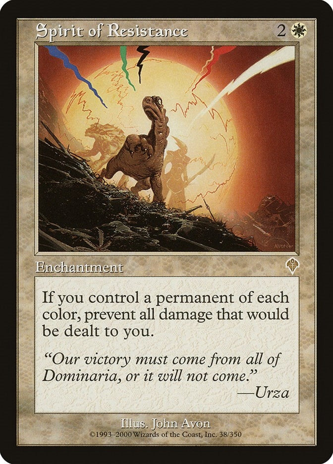 Image for Spirit of Resistance (38) [Invasion] - Magic: The Gathering