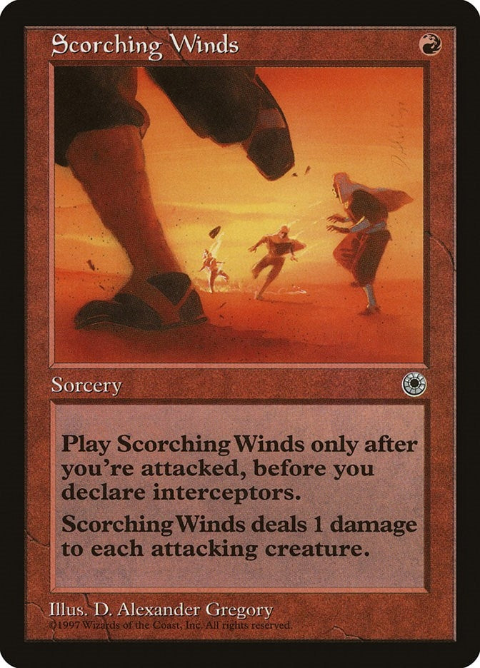Image for Scorching Winds [Portal] - Magic: The Gathering