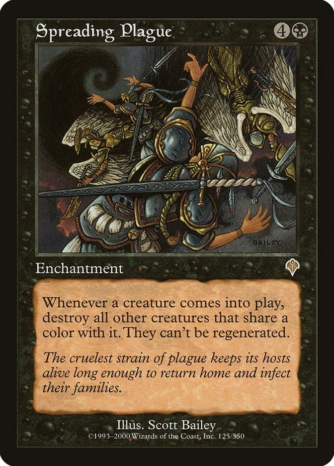 Image for Spreading Plague (125) [Invasion] - Magic: The Gathering